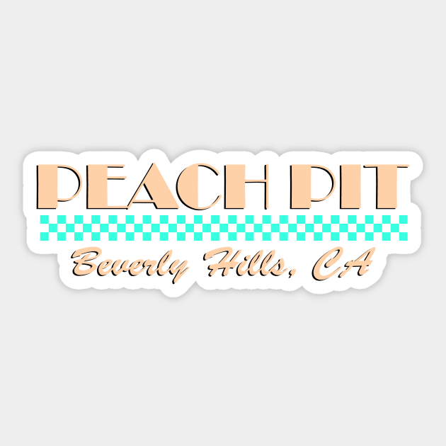 Peach Pit Sticker by Scum_and_Villainy